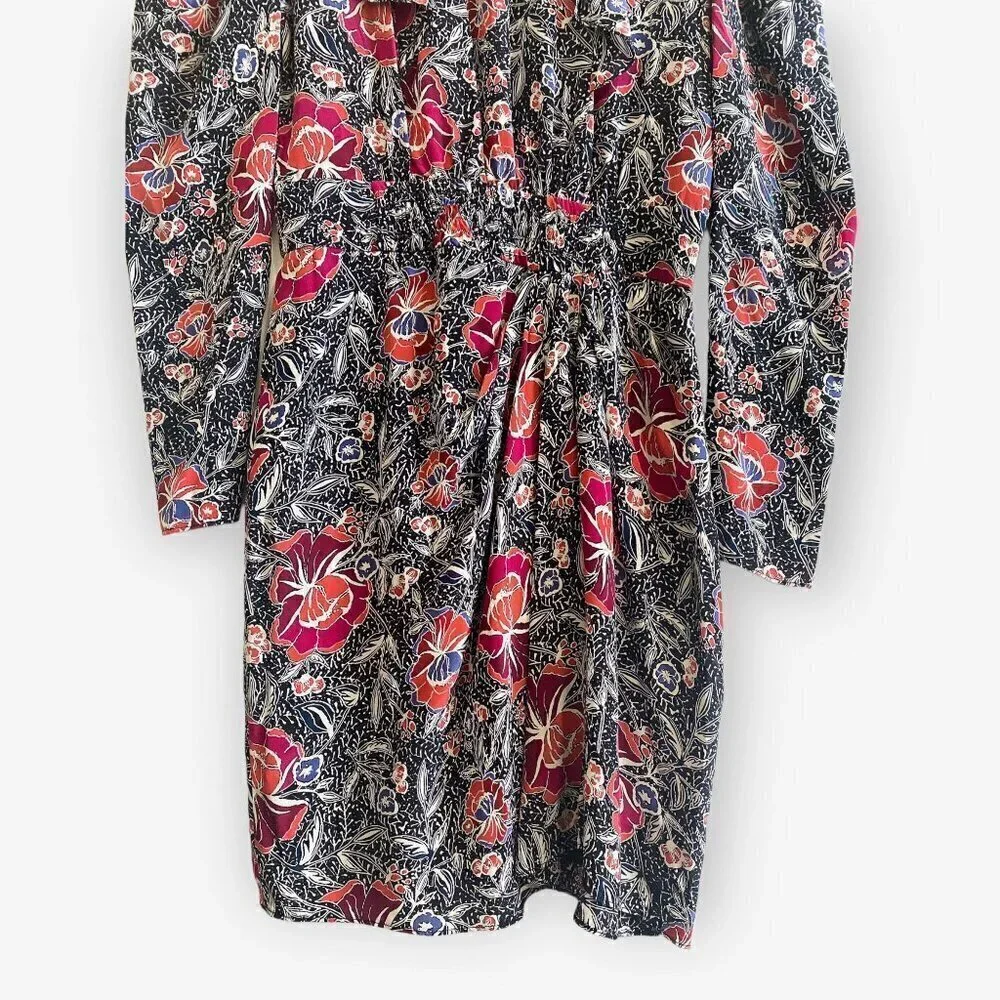 Isabel Marant Etolie Yoana Printed Silk Mini Dress, Size 34EU